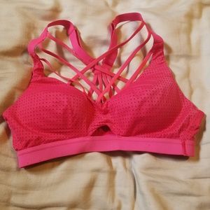 Red VS sports bra